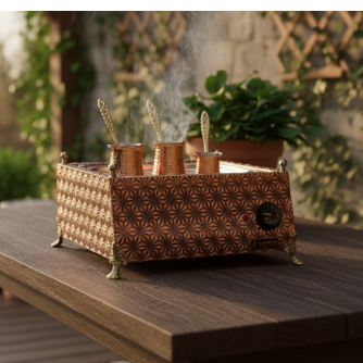 Kumda Kahve Makinası Kare 34x32x25 CM