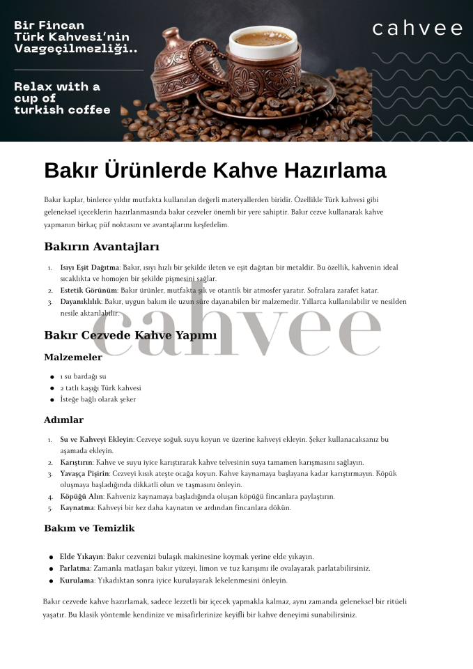 Küçük Kumda Kahve Makinesi Ev Tipi – Kare I Mini | Cahvee