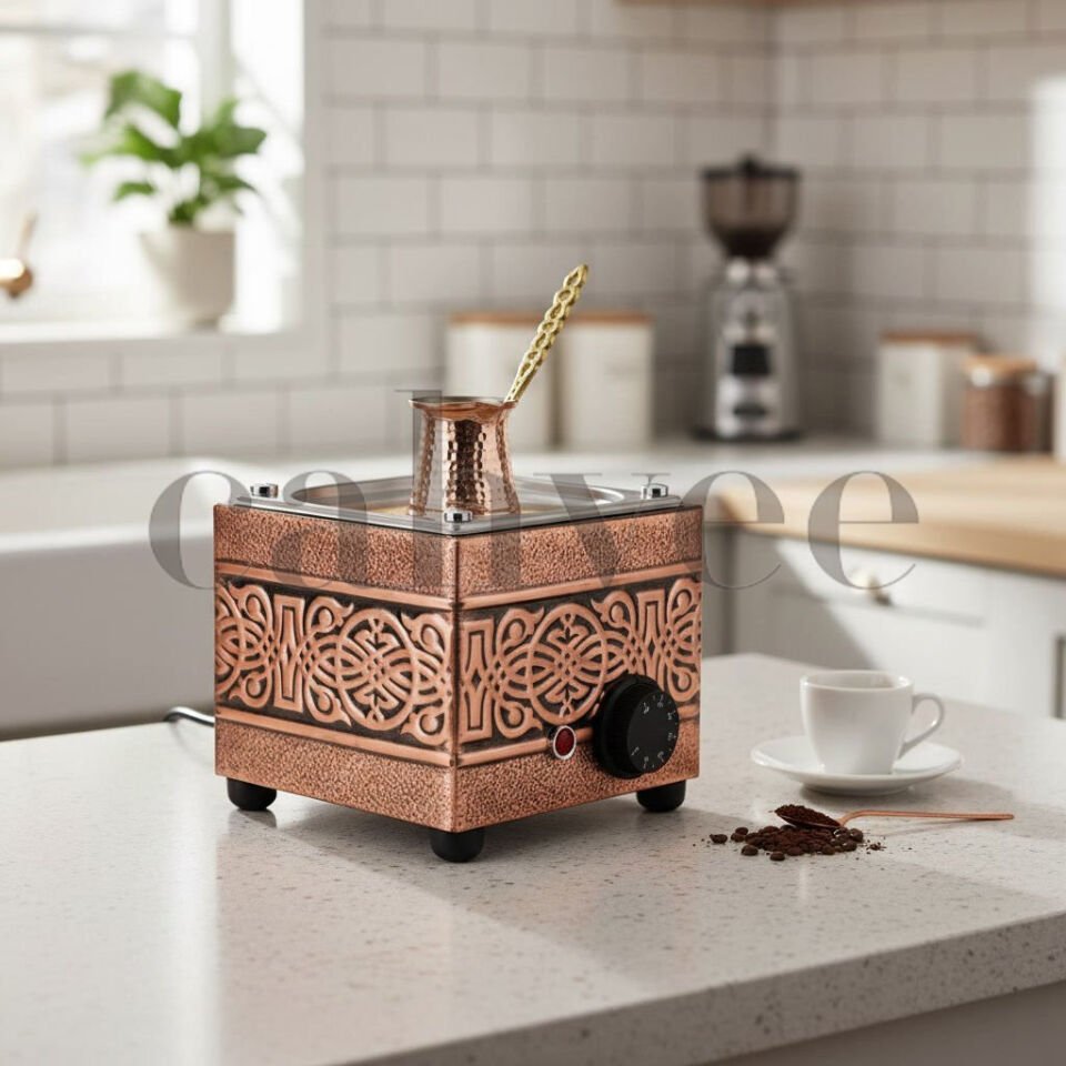 Küçük Kumda Kahve Makinesi Ev Tipi – Kare I Mini | Cahvee