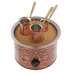 Kumda Kahve Makinası Yuvarlak 32x20 CM