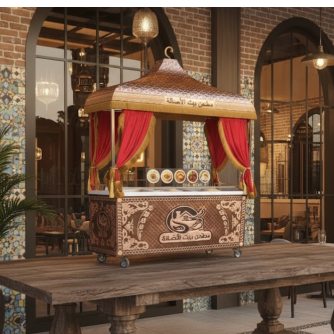 Davlumbazlı Kumda Kahve Makinası Tezgah üstü 40x80x110 cm