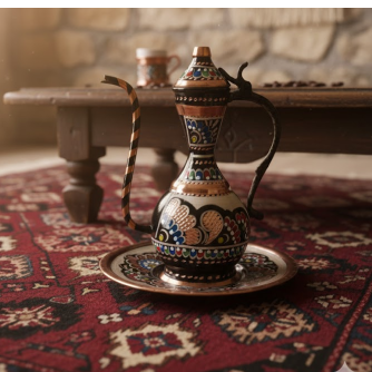 Bakır Copper pitcher, hand-carved, made in Erzincan El İşlemesi