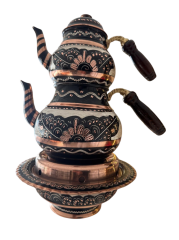Handmade Copper Teapot – Erzincan Style Engraving